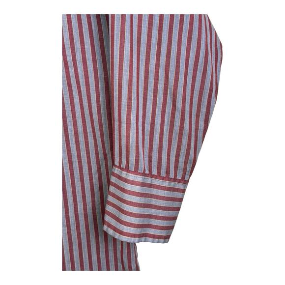 Vintage Dee Cee Western Shirt Mens 15-35 Red Gray Pearl Snap Cowboy USA Made - Picture 10 of 16